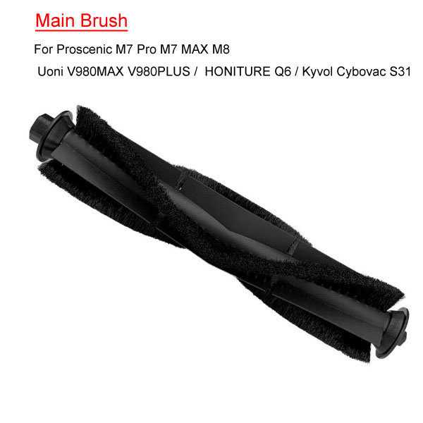  Main Roller Brush for Proscenic M7 Pro M7 MAX M8, for Uoni V980MAX/PRO/PLUS, for HONITURE Q6,For Kyvol Cybovac S31    