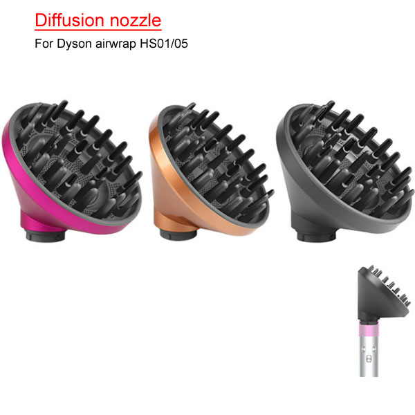   Upgraded Diffuser Nozzle for Dyson Airwrap HS01/05 Converts Airwrap Styler Universal Stereotype Hair Dryer Diffuser Accessories  