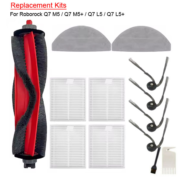  Replacement Kits For Roborock Q7 M5 / Q7 M5+ / Q7 L5 / Q7 L5+ 