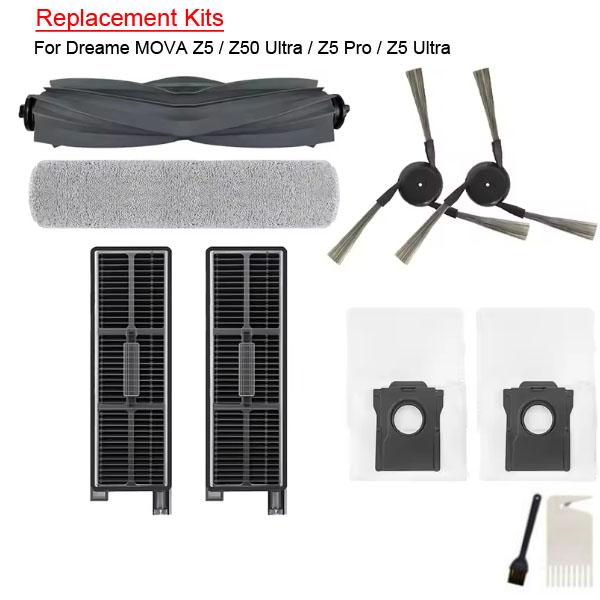  Replacement Kits For  Dreame Mova Z50 Ultra / Z5 / Z5 Pro 