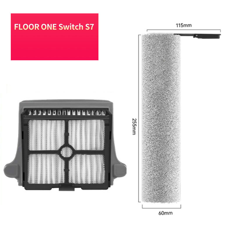 roller brush filter Set For Tineco FLOOR ONE Stretch S7