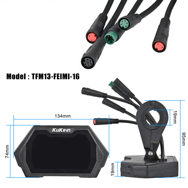 dashboard (TFM13-FEIMI-16) -6-pin - D version For Kukirin  G2 PRO