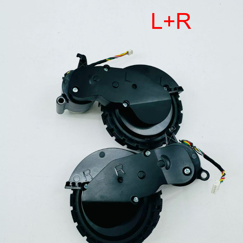  Original white Wheels (L+R) For  TP-Link Tapo RV30 Plus/TP-Link Tapo RV20 Max 