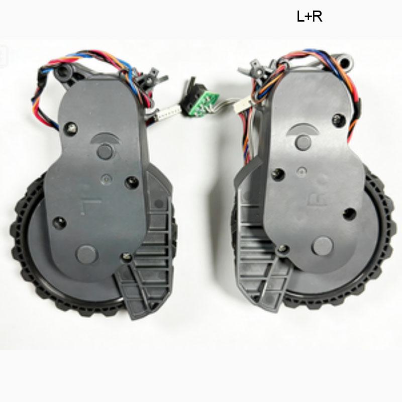  Original Black Wheels (L+R) For Roborock P10/P10PRO/P20PRO/P20Ultra/Qrevo S/PRO/Master/C pro 