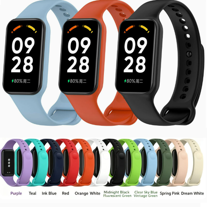  Silicone Strap for Xiaomi Band 8 Active / Redmi Band 2 