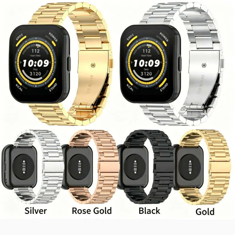  22mm stainless steel Wristband For Amazfit Bip 5/GTR 4/GTR 3 pro 