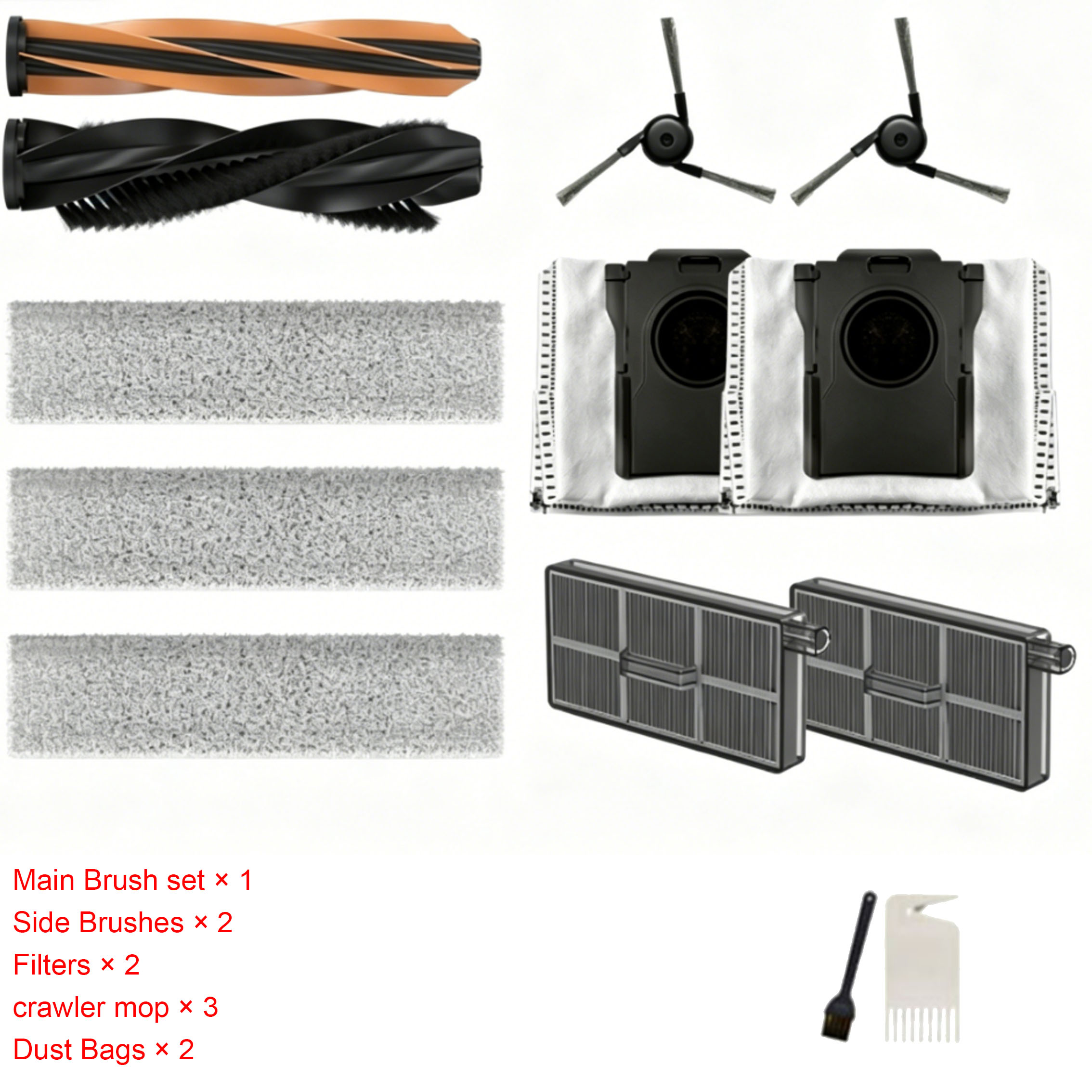   NEW Accessory Set For Dreame X50 Pro Crawler Version   