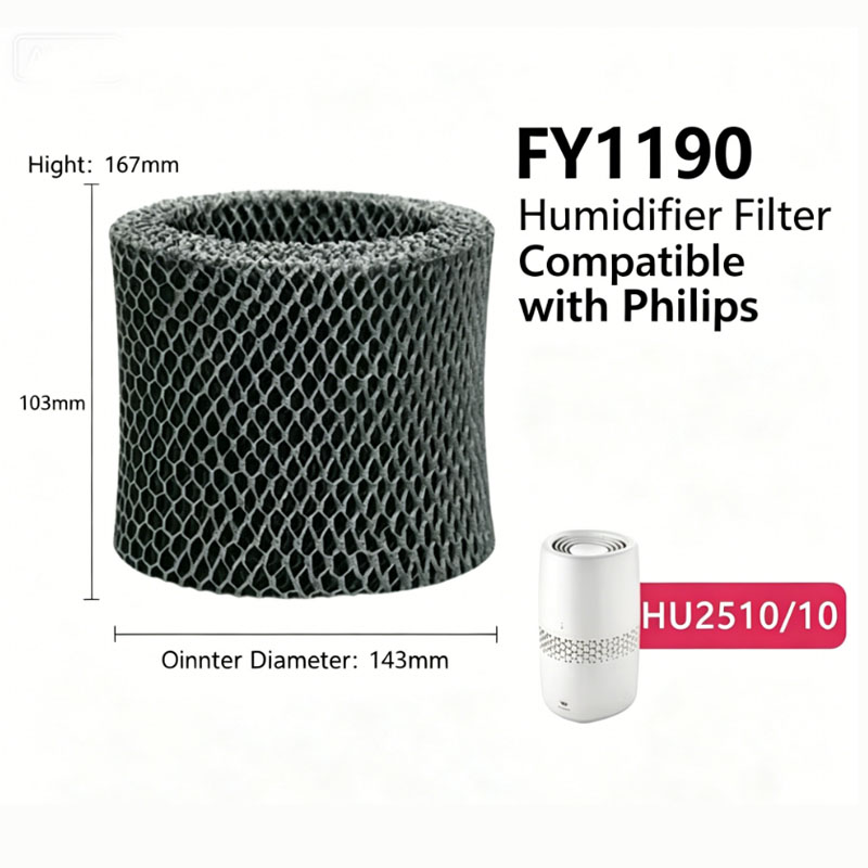  Replacement Humidifier Filter Compatible with Philips HU2510/10, FY1190/30 
