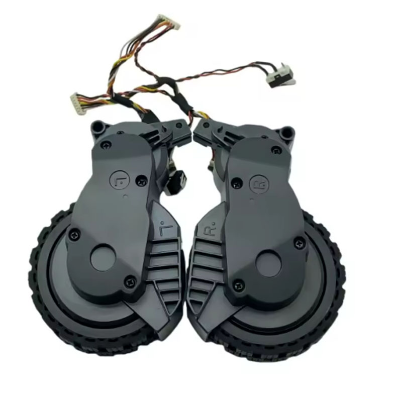  Original Black Wheels (L+R) For Roborock  Q10 VF+/Q10 PF/Q10 PF+/Q10 S5/Q10 S5+/Q10 X5/Q10 X5+    
