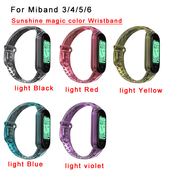   Sunshine magic color Wristband For miband 3/4/5/6  