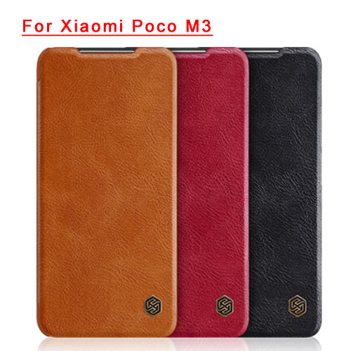 NILLKIN Qin leather case For Xiaomi Poco M3