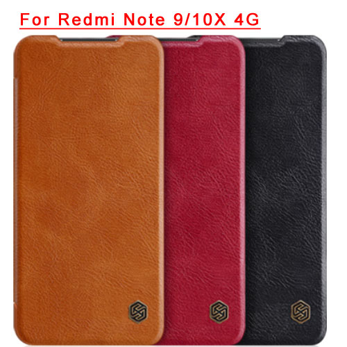 NILLKIN Qin leather case For Redmi Note 9/10X 4G