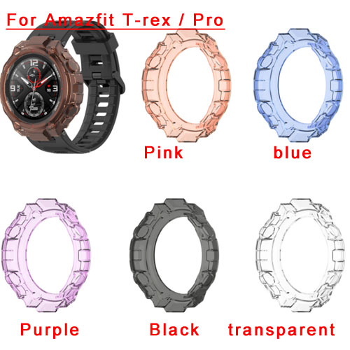 Transparent protective shell  For Huami Amazfit T-Rex / Pro