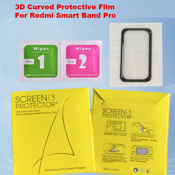 3D Curved Protective Film For Redmi Smart Band Pro