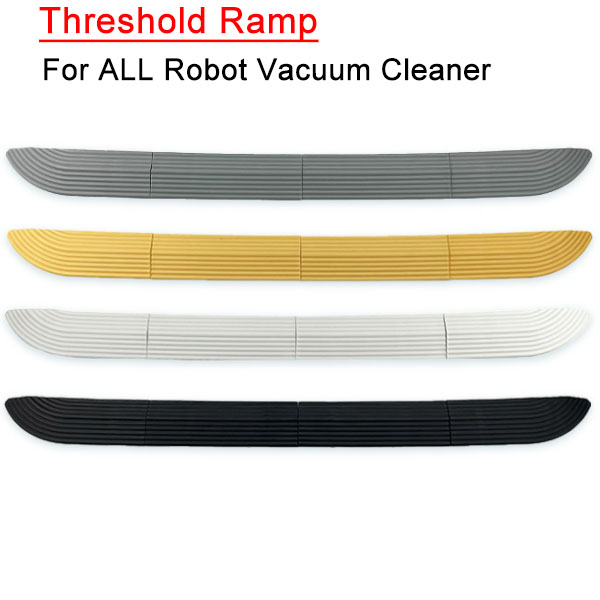   Recycled TPE Power Threshold Ramp for Robot Vacuum Cleaner Multi Color Non-Slip Surface Solid Ramp for Wheelchair Scooter  