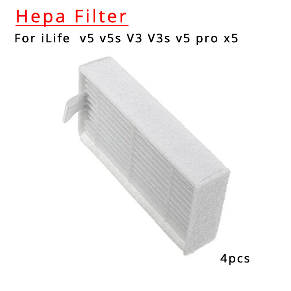  Hepa Filter For ILIFE V5 V3S V5S V7S A6 A4S V50 V55 Pro X5 