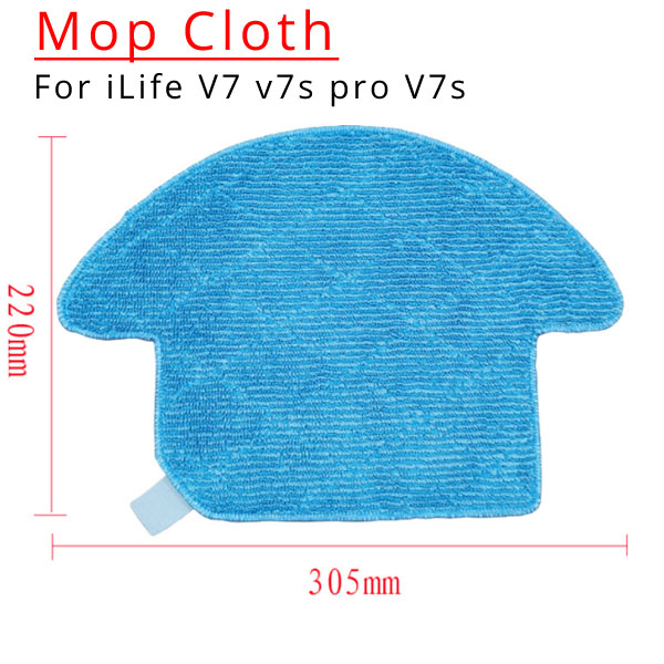  Mop Cloth For ILIFE v7 v7s v7s pro (1pcs) 