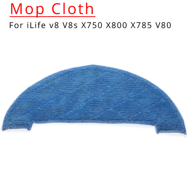  Mop Cloth For  iLife v8 V8s X750 X800 X785 V80 (1pcs) 