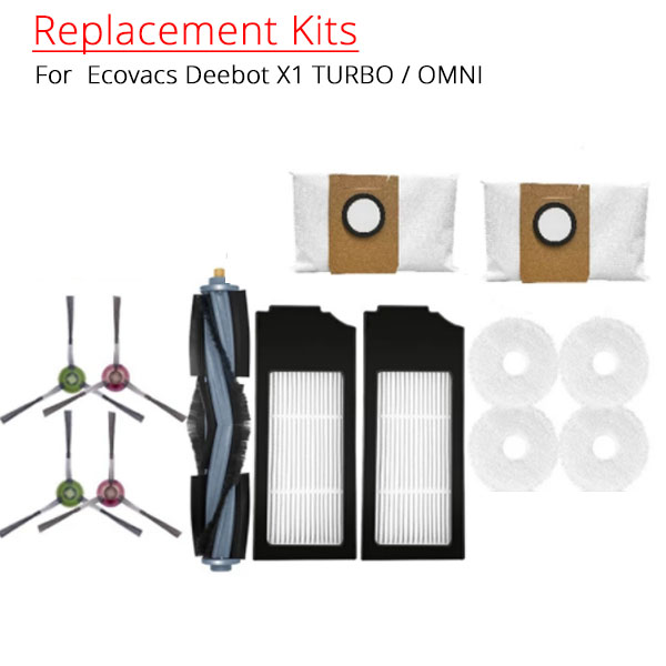  Replacement Kits For  Ecovacs Deebot X1 TURBO / OMNI  