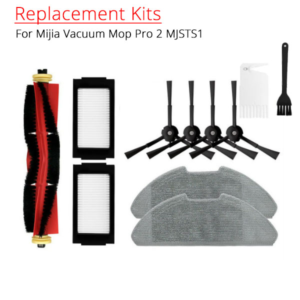  Replacement Kits For  Mijia Robot Vacuum-Mop Pro / 2 Pro/ MJSTS1   