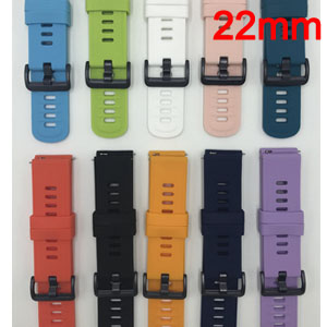  22mm Silicone strap  For Huami 1/2/2s/3/GTR 47MM/GTR 2 