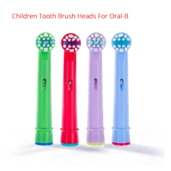  4pcs Replacement Kids Children Tooth Brush Heads For Oral-B Electric Toothbrush Fit Advance Power/3D Excel/Triumph/Pro Healt 