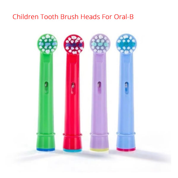   4pcs Replacement Kids Children Tooth Brush Heads For Oral-B Electric Toothbrush Fit Advance Power/3D Excel/Triumph/Pro Healt  