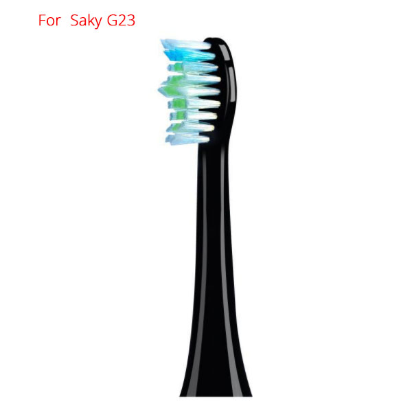 (Black)Electric Toothbrush Heads For Saky G23