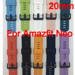  20mm Silicone strap For Huami Amazfit Neo