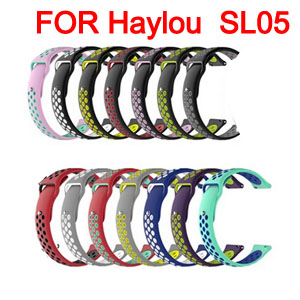 Breathable silicone watch For Haylou solar LS05