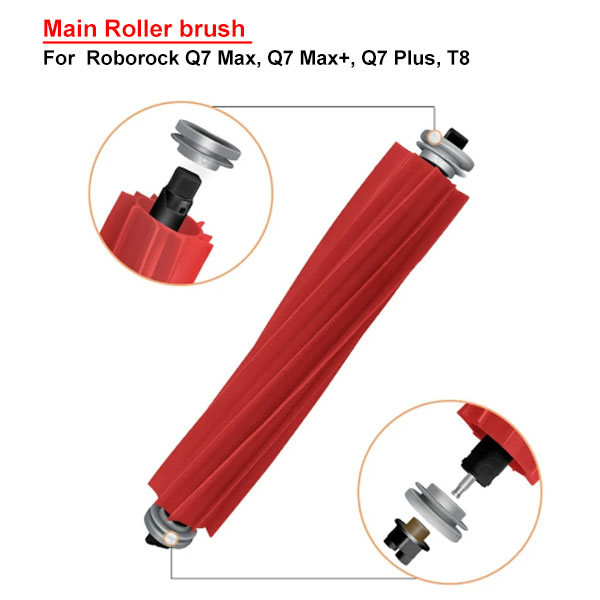  Main Roller brush  For Roborock Q7 Max, Q7 Max+, Q7 Plus, T8 