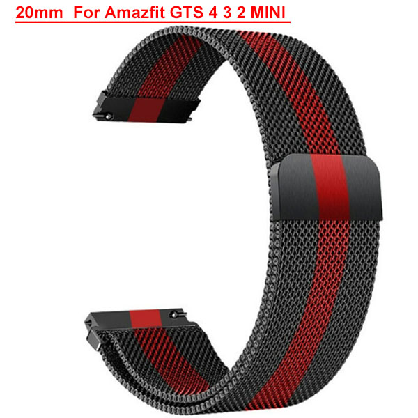   20mm Magnetic strap For Amazfit GTS 4 3 2 MINI  Smart Watch Band	  