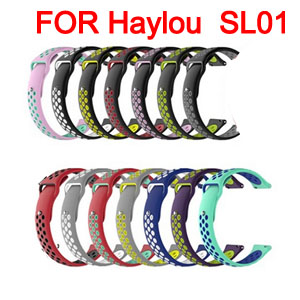  Breathable silicone watch For Haylou solar LS01 