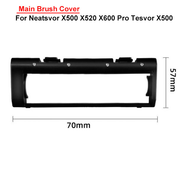  Main Brush Cover For Neatsvor X500 X520 X600 Pro Tesvor X500 Vacuum Cleaner