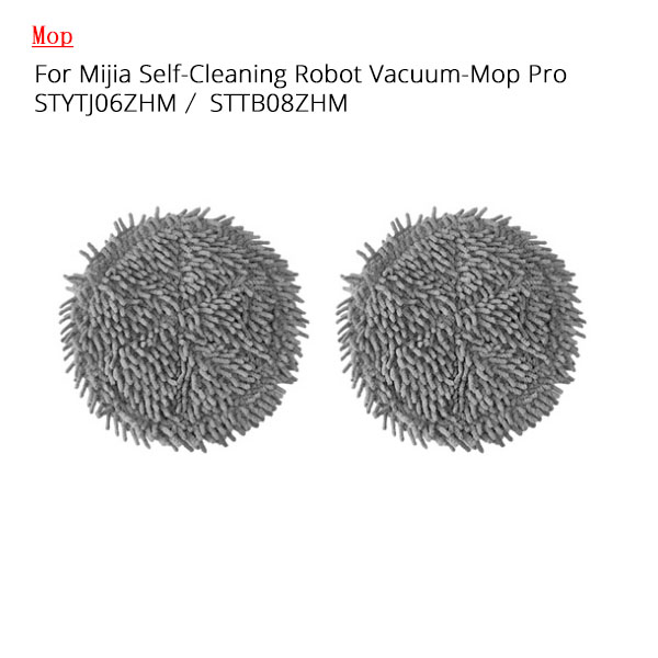  Mop For Mijia Self-Cleaning Robot Vacuum-Mop Pro STYTJ06ZHM STTB08ZHM	 