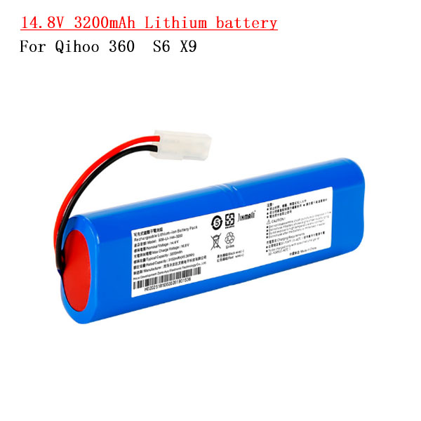 14.8V 3200mAh Lithium battery For Qihoo 360  S6 X9  