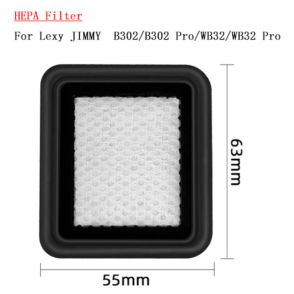 HEPA Filter  For Lexy JIMMY  B302/B302 Pro/WB32/WB32 Pro (2PCS/Lot)