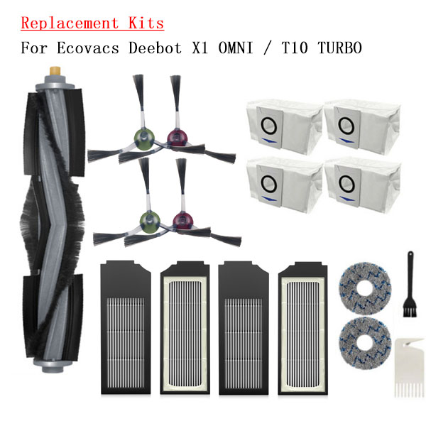 Replacement Kits For Ecovacs Deebot X1 OMNI / T10 TURBO