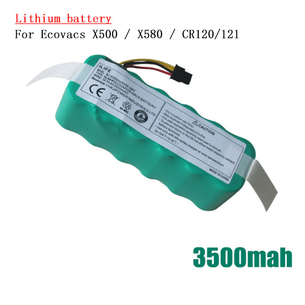 3500mAh Lithium battery For Ecovacs X500 / X580 / CR120/121