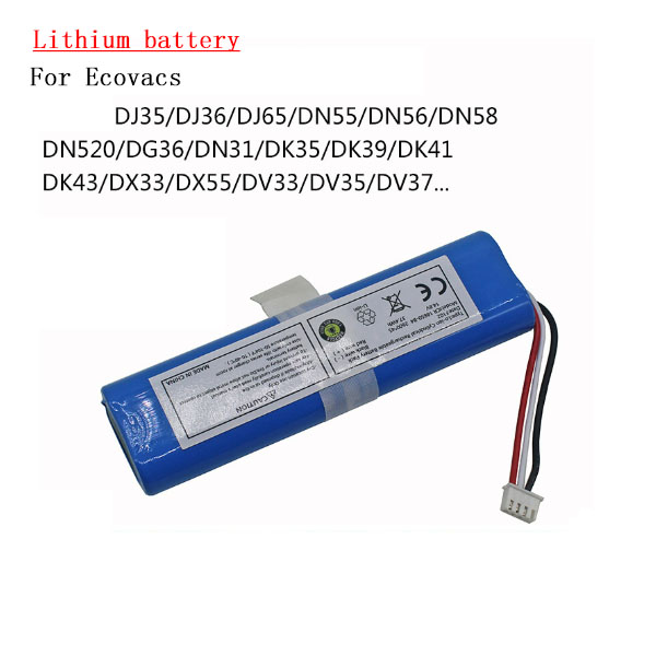 2500mAh Lithium battery For Ecovacs DN55/520/DK33/DJ35/65 