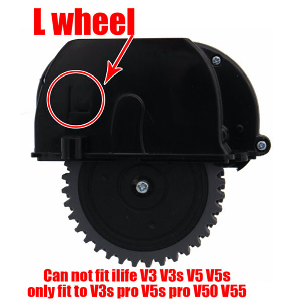 Original left wheel for robot vacuum cleaner ilife V3s pro V5s pro ilife V50 V55