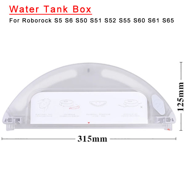  Water Tank Box for Roborock S5 S6 S50 S51 S52 S55 S60 S61 S65 