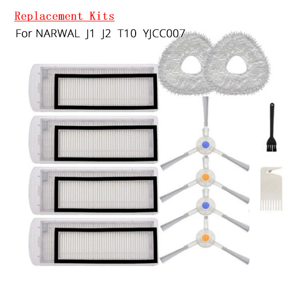 Replacement Kits For NARWAL J1 J2 T10 YJCC007 