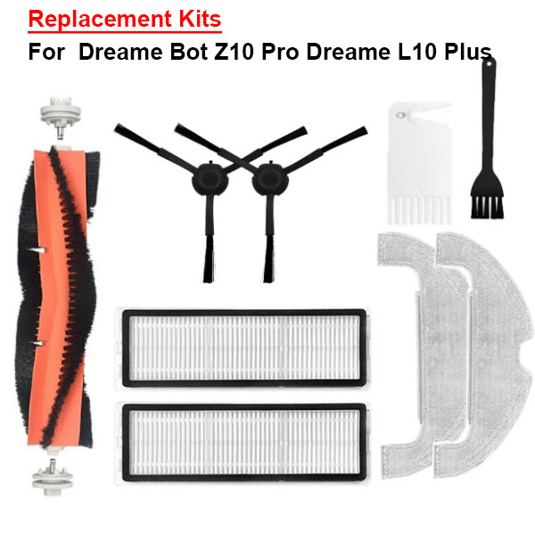  Replacement Kits  For Dreame Bot Z10 Pro  Dreame L10 Plus  