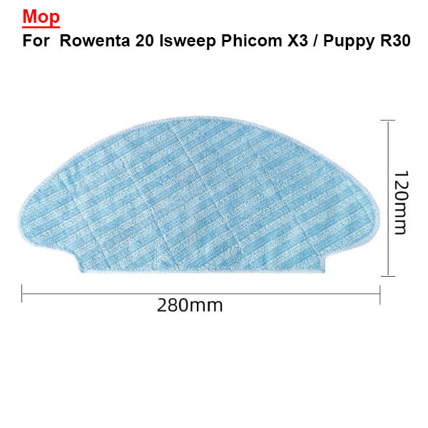 mop  for Rowenta 20 lsweep Phicom X3 /Puppy R30