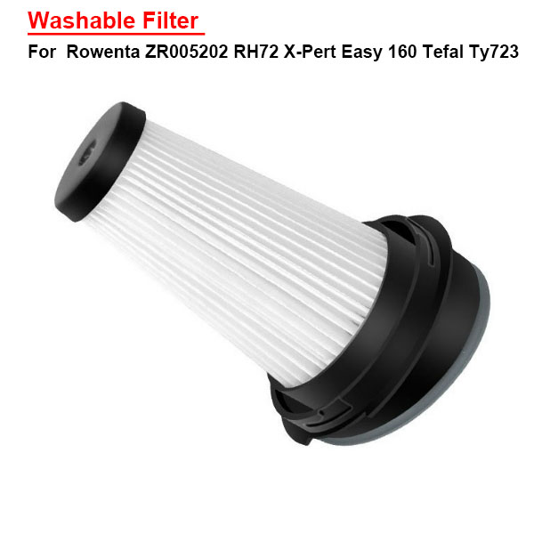 Washable Filter  For Rowenta ZR005202 RH72 X-Pert Easy 160 Tefal Ty723