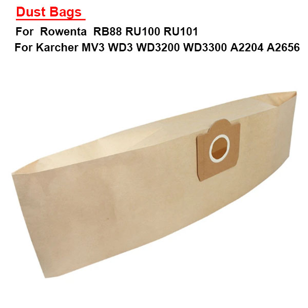  Dust Bags For Rowenta RB88 RU100 RU101  