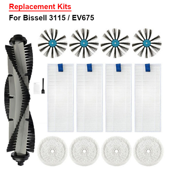 Replacement Kits For Bissell 3115 EV675 Robot Vacuum Cleaner 