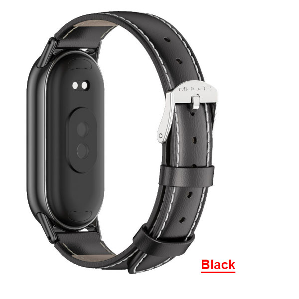  MIjobs Cowhide strap  for miband 8	 