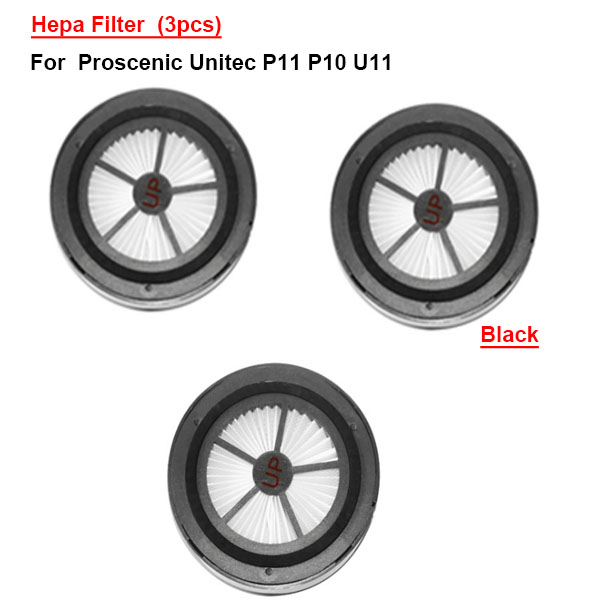  Hepa Filter  (3pcs) For  Proscenic Unitec P11 P10 U11 